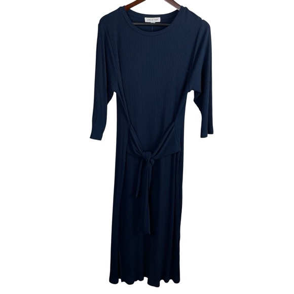 Amour Vert Dresses & Skirts - Amour Vert | Ocean Blue Colombe Paris Rib Dress New
